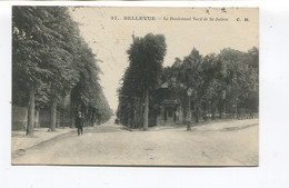 Delcampe - CPA - Bellevue (quartier De Meudon) - BELLEVUE - Le Boulevard Verd De Saint Julien - 1922 - Meudon