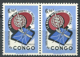 (CL 47) Congo ** N° 464 En Paire - Eradication Du Paludisme - Ungebraucht