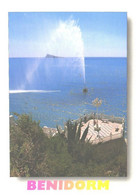 Delcampe - Spain:Benidorm, Geyser, Castle - Alicante