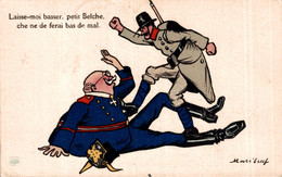 ILLUSTRATEUR MASS'BOEUF - MILITARIA / LAISSEZ MOI BASSER PETIT BELCHE - CHE NE DE FERAI BAS DE MAL - Mass'Boeuf