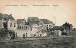 Belgique - Roulers - Ruines De Roulers - La Gare - Edit. Th. De Brauwer Roelens - Animé - Carte Postale Ancienne - Andere & Zonder Classificatie