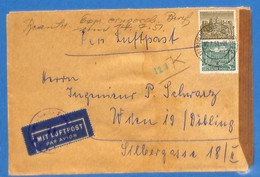 Berlin West 1951 Lettre Avec Censure Par Avion De Berlin (G13890) - Cartas & Documentos