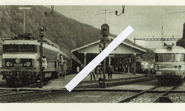 Gare De Vallorbe - Centenaire Liaison Vallorbe-Pontarlier 1870-1970 - Turbotrain Et TEE - Reproduction - Vallorbe