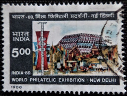 Timbres De L'Inde 1987 India '89 International Stamp Exhibition, New Delhi  Stampworld N° 1103 - Gebruikt