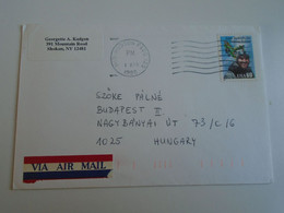 D193319  US Cover   Cancel MID HUDSON P&DC  1996  To Hungary - Cartas