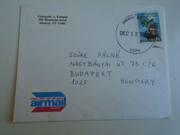 D193322  US Cover   Cancel SHOKAN  NY   1996  To Hungary - Cartas