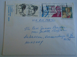 D193323  US Cover   Cancel  PENNINGTON NJ  1988  To Hungary - Brieven En Documenten