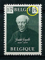 Delcampe - N° 813 Guido Gezelle - V7 Luppi - **  Point Devant Le 7 De 75 C - Other & Unclassified