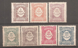 Portugal, 1904, # 7/13, Porteado, MH And MNG - Ungebraucht