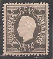 Portugal, 1870/6, # 36e Dent. 12 3/4, Tipo VI, MNG - Neufs