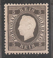 Portugal, 1870/6, # 36 Dent. 12 3/4, MH - Nuovi