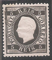 Portugal, 1870/6, # 36g Dent. 12 3/4, Tipo VIII, MNG - Nuevos