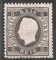 Portugal, 1870/6, # 36 Dent. 12 1/2, Tipo I, MNG - Ongebruikt