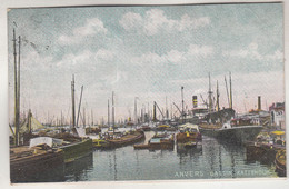 C4019) ANVERS - Bassin Kattendijk - OLD !! 1910 Gel Oberkappel - Antwerpen