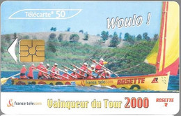 CARTE-PUBLIC-F 1093--50U-GEM2-10/02-YOLE RAMEURS-UTILISE-V° N° Série B09612831TB E-/RARE/Reste 4U - 2000