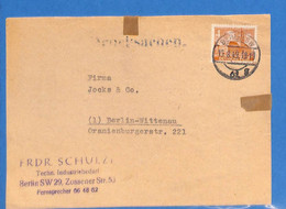 Berlin West 1949 Lettre De Berlin (G13930) - Storia Postale