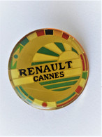 Delcampe - PINS AUTOMOBILE RENAULT CANNES 06 ALPES MARITIMES / 33NAT - Renault