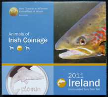 IRX2011.1 - COFFRET BU IRLANDE - 2011 - 1 Cent à 2 Euros - Saumon - Ireland