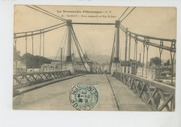 Delcampe - ELBEUF - Pont Suspendu Et Rue Saint Jean - Elbeuf
