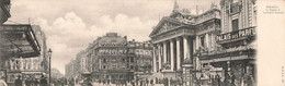 Panoramique - Bruxelles - La Bourse Et Boulevard Anspach - Dim. 27.5/8.5 Cm - Animé - Carte Postale Ancienne - Antwerpen