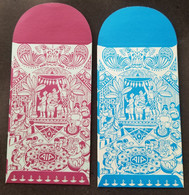 Delcampe - Malaysia AIA 2020 Indian Happy Diwali Deepavali Angpao Festival (money Red Packet) - Neujahr