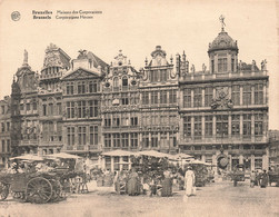Grand Format - Bruxelles - Maison Des Corporations - Edit. Albert - Dim. 17.7/13.7 Cm - Animé - Carte Postale Ancienne - Antwerpen