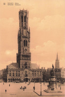 Grand Format - Bruges - Beffroi - Edit. Nels - Animé  - Dim.20/13.7 Cm - Carte Postale Ancienne - Brugge