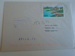 D193341   Germany   Cover -2000  Zurück Retour  Postal Handstamp  Cancel Marburg - Briefe U. Dokumente