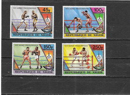 Delcampe - NIGER Nº 484 AL 487 - Boxe