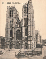 Grand Format - Bruxelles - Eglise Sainte Gudule - Edit. Albert - Dim.17.8/13.5 Cm - Carte Postale Ancienne - Bruxelles (Città)