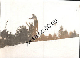 Delcampe - Smučarski Skoki, Mala Predvojna Fotografija, Slovenija, Planica?, Gorenjska, Oberkrain, Ski Jumping, Planinstvo, šport - Slowenien