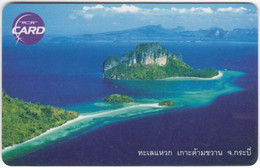 THAILAND N-966 Chip TOT - Landscape, Coast - Used - Thailand