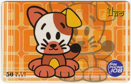 THAILAND N-974 Prepaid PinPhone - Chinese Horoscope, Dog - Used - Thailand