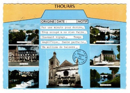 Delcampe - Thouars Mutivues Circulee En 1966 - Thouars