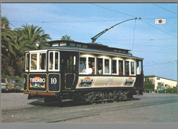 CPM - Espagne - Tramvia Blau - Cotxe Serie 5-10 - Plaça Del Funicular - Barcelona - 1978 - Strassenbahnen