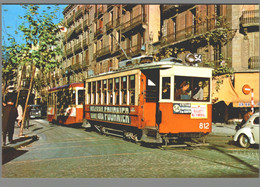 CPM - Espagne - Tramvies De Barcelona - Cotxe 812 - Serie 801-835 - 1963 - Strassenbahnen