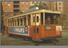 CPM - Espagne - Tramvies De Barcelona - Cotxe 836 - Serie 836 A 857 - Pl Salvador Anglada - 1963 - Philips - Strassenbahnen