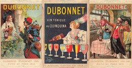 Petit Calendrier Ancien Publicitaire Illustré 1920 * DUBONNET Vin Tonique Au Quinquina * Calendar Almanach Illustrateur - Small : 1901-20