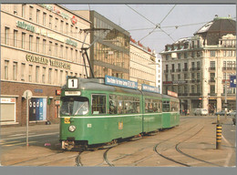 CPM - Suisse - Basler Verkehrsbetriebe - Be 4/6 622 + B 1486 - 1987 - Strassenbahnen