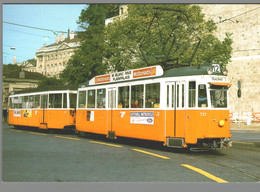 CPM - Suisse - Genève - Triebwagen Be 4/4 721 Mit Anhanger B4 312 - 1987 - Strassenbahnen