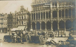 Delcampe - BRUXELLES-GRAND PLACE-OCCUPATION MILITAIRE ALLEMANDE-GUERRE 1914-1918 - Plätze