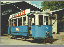 CPM - Suisse - Lausanne - Treibwagen Be 2/2 75 - CINZANO - Mai 1961 - Strassenbahnen