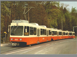 CPM - Suisse - Moderner Dreiwagenzug Der Forchbahn - Strassenbahnen