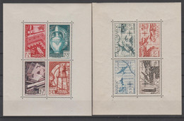 MAROC  1950   BF 2+3  *MH HINGED  Réf  R375 - Blokken & Velletjes