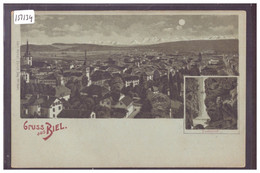 Delcampe - GRUSS AUS BIEL - BIENNE - MONDSCHEIN LITHO - TB - Bienne