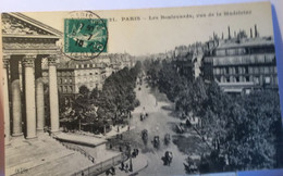Delcampe - C P PARIS BOULEVARD VUE DE LA MADELEINE - Paris (04)