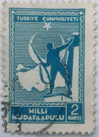 Turquie - Soldat Et Carte De La Turquie - Gebraucht