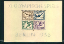 1936, Okypia Blockpaar Mit Sonderstempel Von KIEL (Segeln) Und Tagesstempel "DRESDEN - Sommer 1936: Berlin