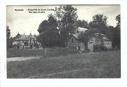 Humbeek  Propriété Du Baron Lunden   Vue Dans Le Parc 1912 - Grimbergen