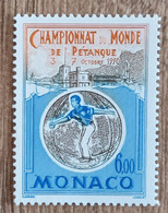 Monaco - YT N°1742 - Championnats Du Monde De Pétanque / Sports - 1990 - Neuf - Ongebruikt